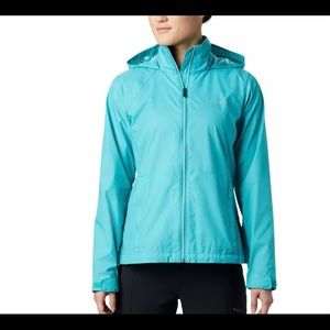 Columbia Women’s Windbreaker-Lime Green